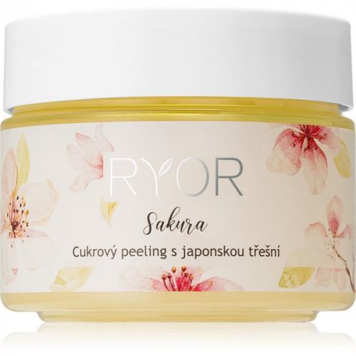 RYOR Sakura cukrový peeling pre jemné čistenie a výživu pokožky 325 g