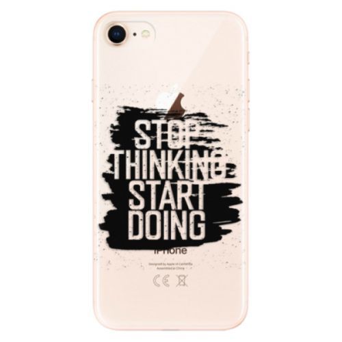 Odolné silikónové puzdro iSaprio - Start Doing - black - iPhone 8