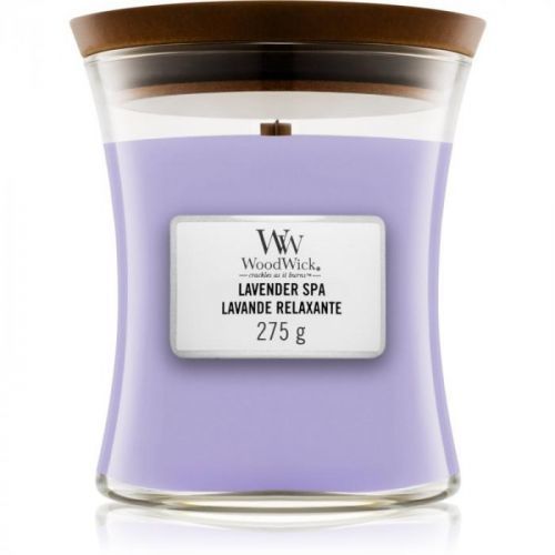 WoodWick Medium Hourglass Candle - Lavender Spa Universal