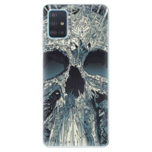 Odolné silikónové puzdro iSaprio - Abstract Skull - Samsung Galaxy A51