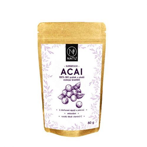 Natu Acai BIO prášok 80 g