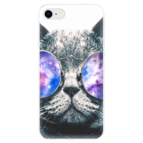 Odolné silikónové puzdro iSaprio - Galaxy Cat - iPhone SE 2020