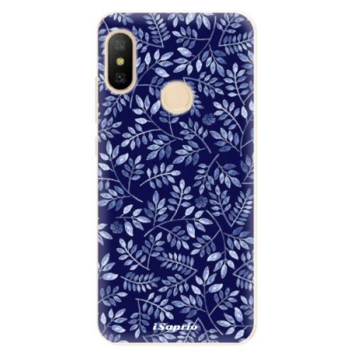 Odolné silikónové puzdro iSaprio - Blue Leaves 05 - Xiaomi Mi A2 Lite