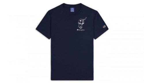 Champion Street Sports Graphic T-Shirt modré 214346_S20_BS538