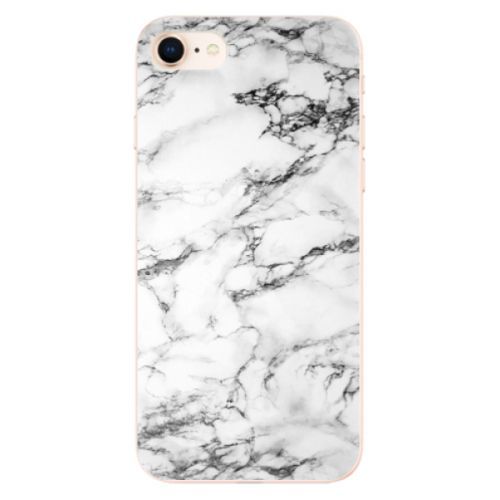 Odolné silikónové puzdro iSaprio - White Marble 01 - iPhone 8