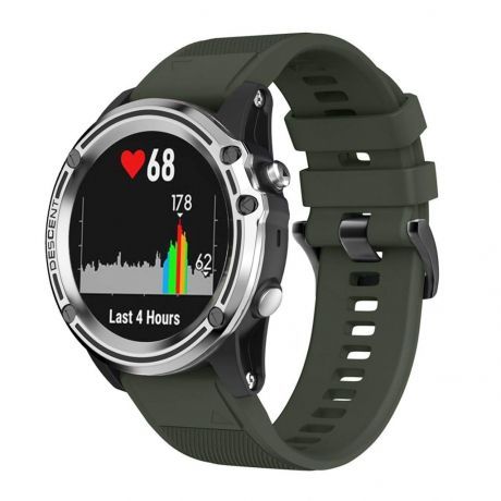 Garmin Fenix 5s Silcone Acton remienok, Army Green