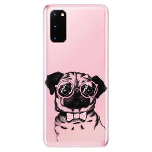 Odolné silikónové puzdro iSaprio - The Pug - Samsung Galaxy S20