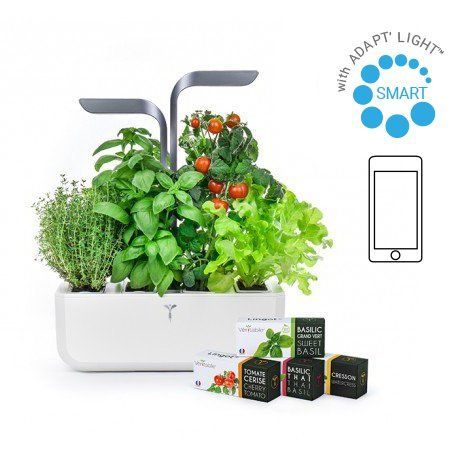 Inteligentný kvetináč Véritable® CONNECT, Infinity Grey