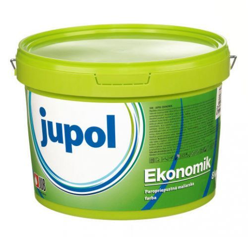 JUB JUPOL EKONOMIK - lacnejšia interiérová farba na steny     - biela - 15 kg