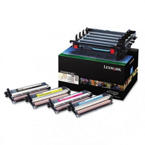 Lexmark originál válec C540X74G, black/color, 30000str., unit + CMYK developer typ Lexmark C543, C544, X543, X544
