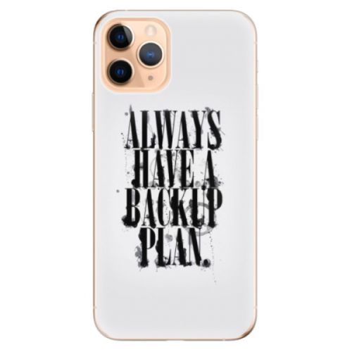 Odolné silikónové puzdro iSaprio - Backup Plan - iPhone 11 Pro