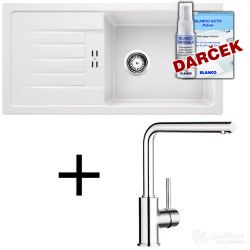 BLANCO FAVUM XL 6 S + MILA silgranit biela