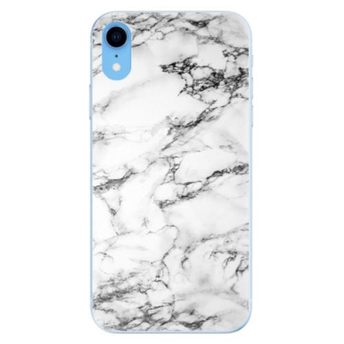 Odolné silikónové puzdro iSaprio - White Marble 01 - iPhone XR