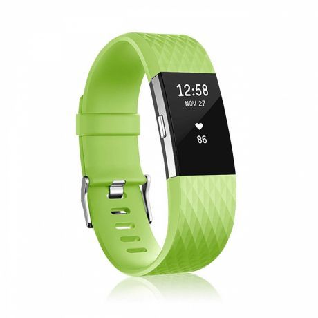 Fitbit Charge 2 Silicone Diamond (Small) remienok, Fruit Green