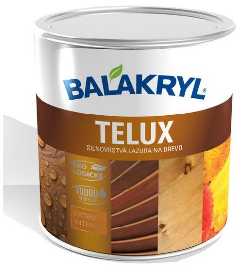Balakryl TELUX - hrubovrstvový lak na drevo - bezfarebný - 0,7 Kg