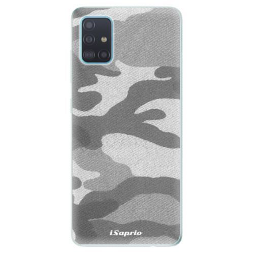 Odolné silikónové puzdro iSaprio - Gray Camuflage 02 - Samsung Galaxy A51