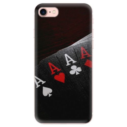 Odolné silikónové puzdro iSaprio - Poker - iPhone 7