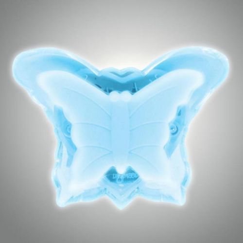 Nočná lampa Motýľ HL994L 0,4W modrá