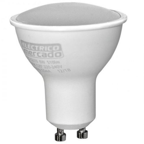 LED žiarovka EM 6W GU10 4200K