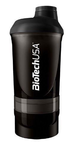BiotechUSA ŠEJKER WAVE+ 600+350 ml (dymový)