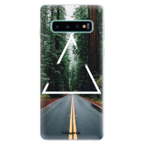 Odolné silikonové pouzdro iSaprio - Triangle 01 - Samsung Galaxy S10