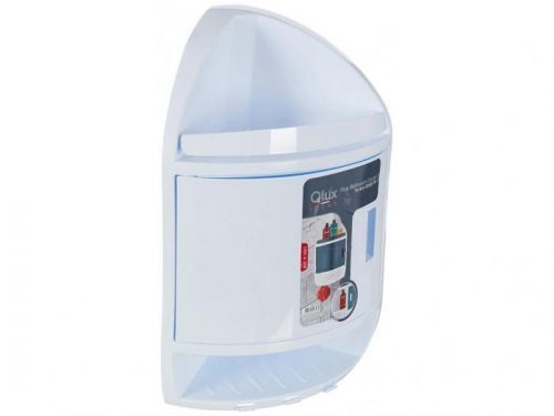 Polička rohová s dvierkami