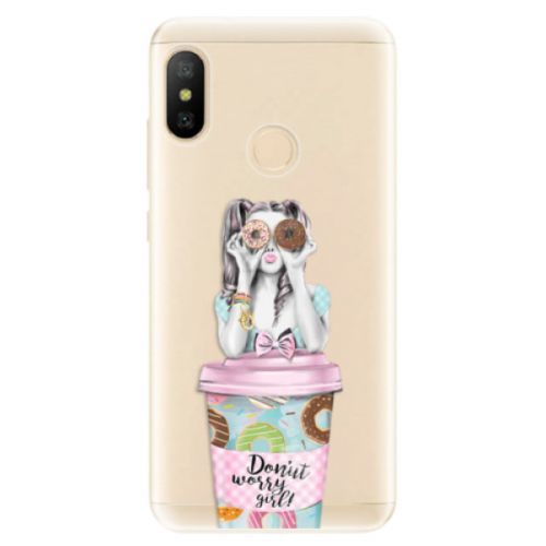 Odolné silikónové puzdro iSaprio - Donut Worry - Xiaomi Mi A2 Lite