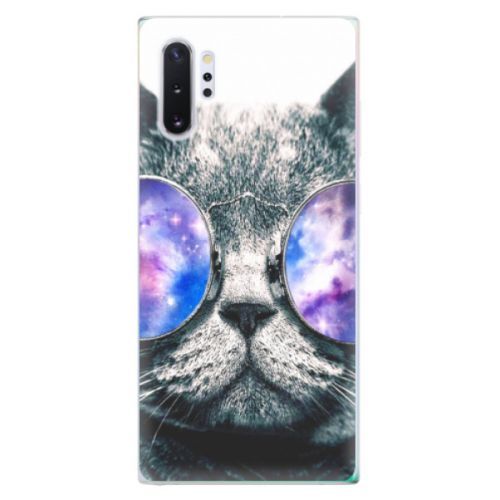 Odolné silikónové puzdro iSaprio - Galaxy Cat - Samsung Galaxy Note 10+
