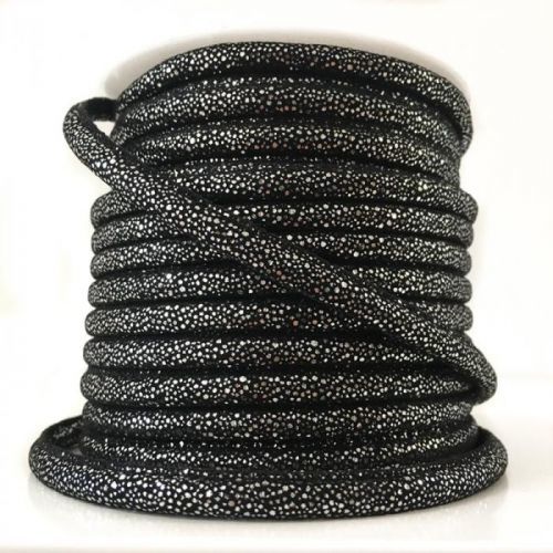 Semišová šnúra Luxe black
