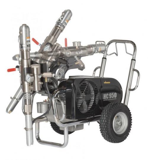 Wagner HeavyCoat 950 elektrický pohon - Hydraulické piestové zariadenie - Vozík - striekacie zariadenie - Vozík