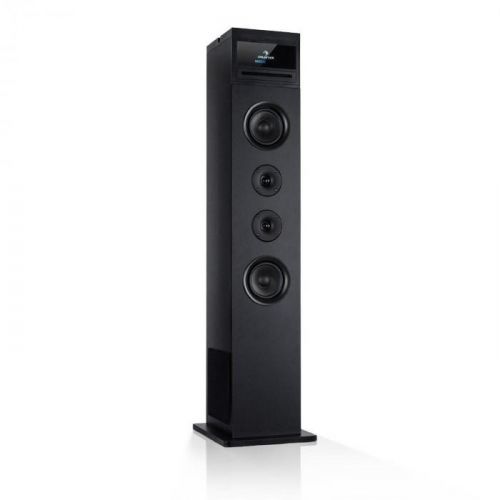 Auna Karaboom 100 Wifi, vežový reproduktor, internetové rádio, DAB+, BT, 120 W, čierny