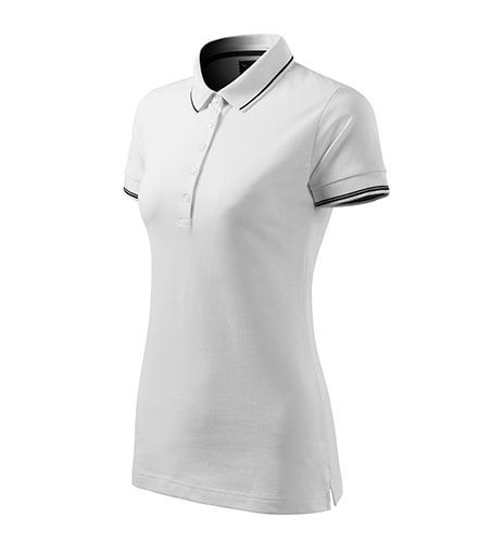 Adler Pique dámska polokošeľa Perfection plain - Bílá | S