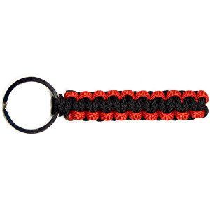 Cordell Paracord prívesok Červená-Čierna
