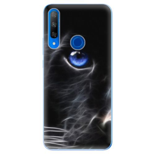 Odolné silikónové puzdro iSaprio - Black Puma - Huawei Honor 9X
