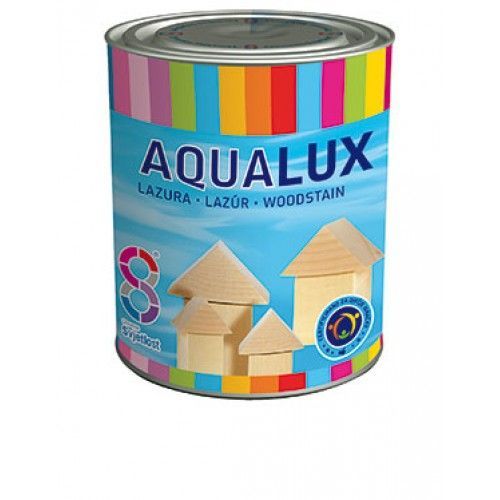 Chromos-Svjetlost Aqualux - ekologická lazúra na drevo - biely - 0,75 L