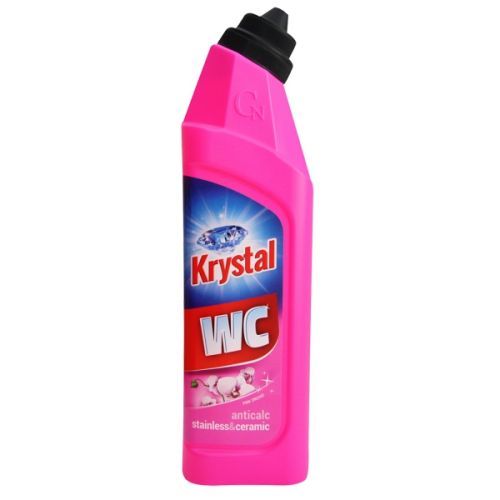 Cleamen KRYSTAL WC na nerez a keramiku, ružový  - 0,75 L