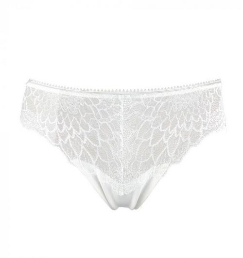 CALVIN KLEIN - čipkované nohavičky v slonovinovej farbe