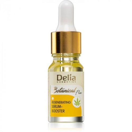 Delia Cosmetics Botanical Flow Hemp Oil regeneračné sérum pre suchú až citlivú pleť 10 ml