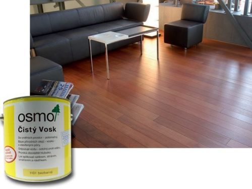 OSMO Color OSMO Čistý vosk - prírodný vosk na drevo - 1101 - bezfarebný - 0,75 L