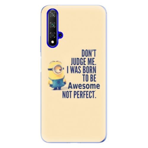 Odolné silikónové puzdro iSaprio - Be Awesome - Huawei Honor 20