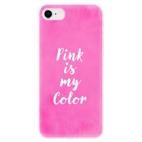 Odolné silikónové puzdro iSaprio - Pink is my color - iPhone SE 2020