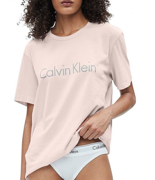 Calvin Klein Dámske tričko S / S Crew Neck Nymphs Thigh QS6105E 2NT M