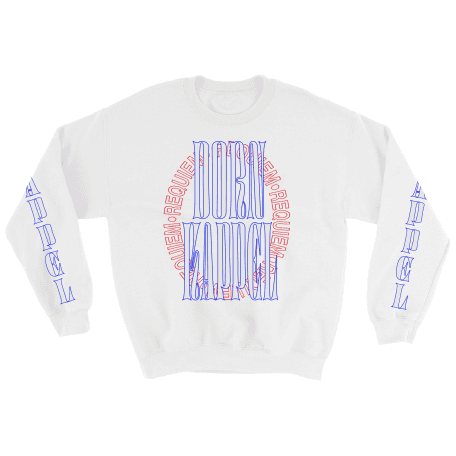 DORNKAPPEL - Crewneck Dornkappel - Unisex, Biela, XS