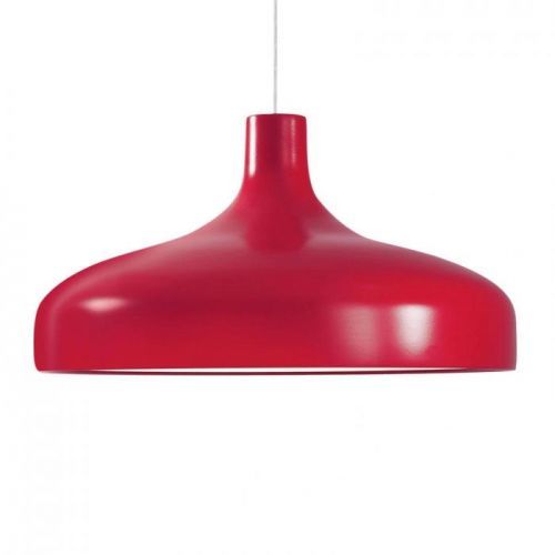 Veľká závesná lampa Brasilia v červenej
