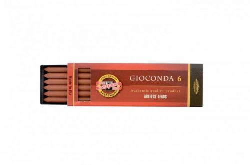 Umelecká rudka GIOCONDA červenohnedá Russet sépia / 6 ks