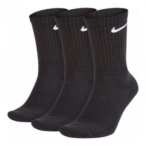Ponožky NIKE Everyday Crew 3-Pack Black Čierna 34-38
