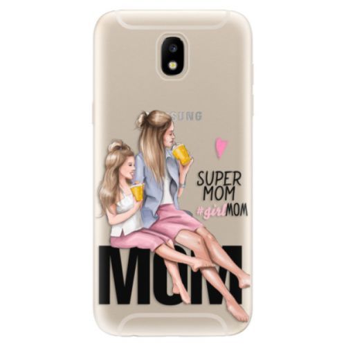 Odolné silikónové puzdro iSaprio - Milk Shake - Blond - Samsung Galaxy J5 2017