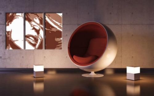 Ručne maľovaný POP Art obraz Kylie Minogue 3 dielny  ky