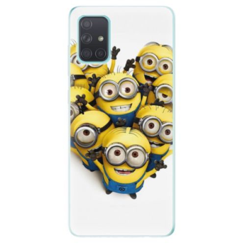 Odolné silikónové puzdro iSaprio - Mimons 01 - Samsung Galaxy A71