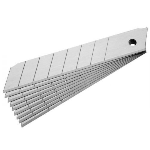 Náhradné čepele pre odlamovacie nože, 18 mm, 10 ks, Drel